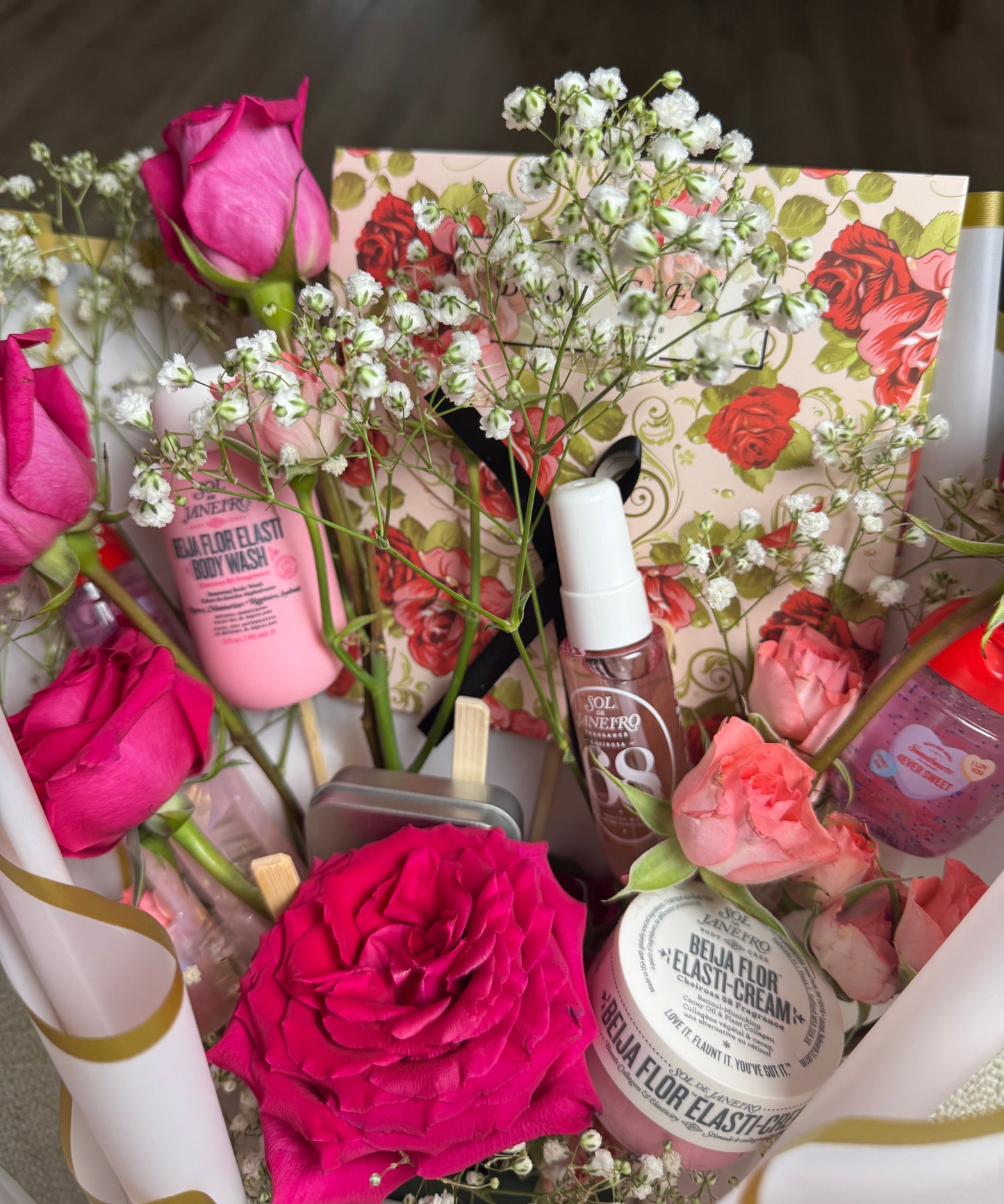 Pink Rose Bouquet (Customized)